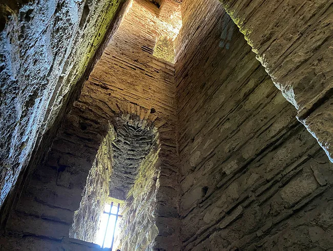 Anemas Zindanları’ndaki Bizans kalıntıları böyle görüntülendi