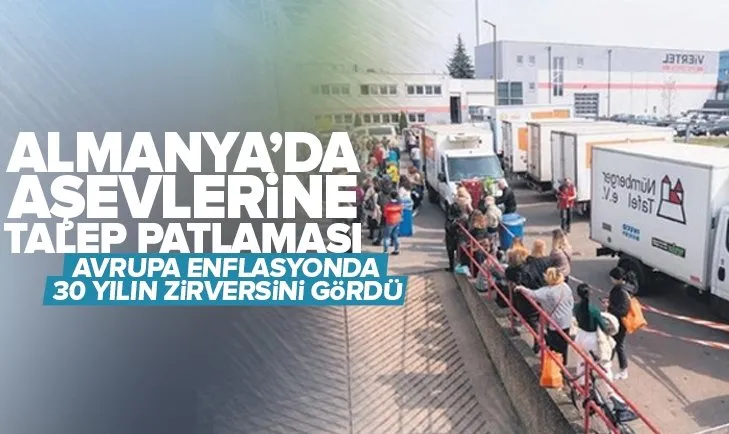 Avrupa’yı enflasyon vurdu! Almanya’da aşevlerine talep patlaması