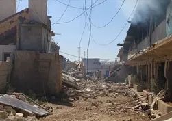 Suriye'nin Halep ilinde patlama sesleri! Mühimmat deposu hedef alındı