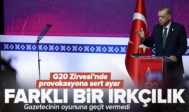 Başkan Erdoğan’dan provokatif soruya tepki!