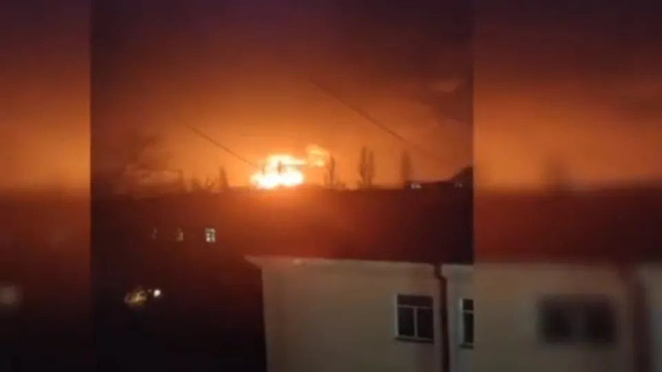 Rusya’da petrol deposunda yangın