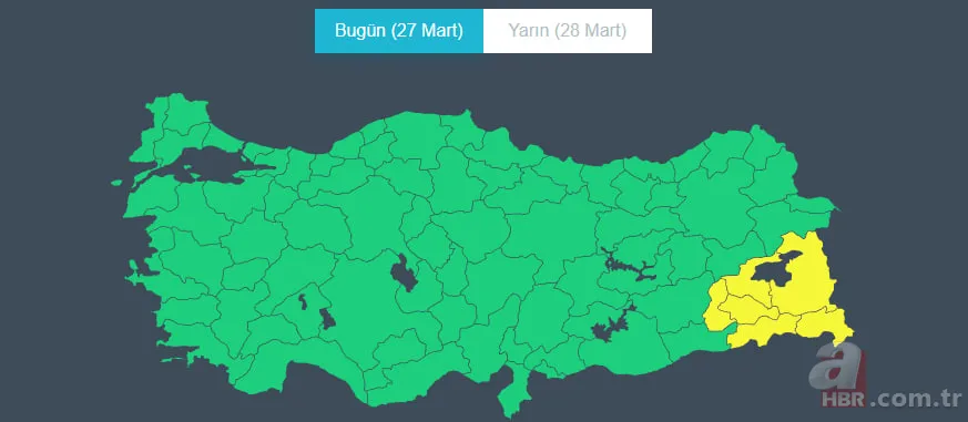 Ülke genelinde hava değişken: Bugün bahar, yarın sağanak! 11