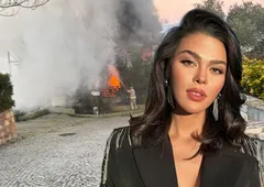 Riva'daki evi küle dönmüştü! Aslıhan Karalar yangının çıkış sebebini açıkladı