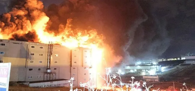 İstanbul’da tekstil fabrikasında yangın