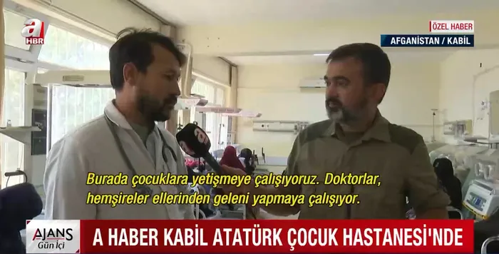 A Haber Kabil'deki Atatürk Çocuk Hastanesine girdi - 1