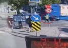 Kadın polis ölümle pençeleşiyor! Kaza kamerada