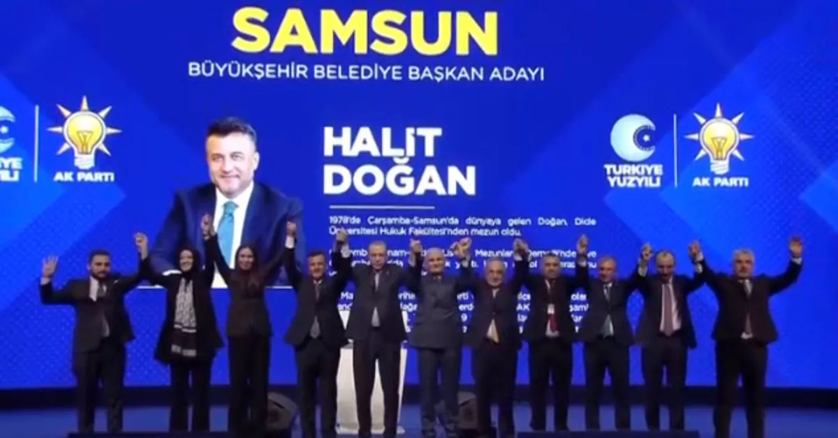 AK Parti Samsun adayı Halit Doğan oldu