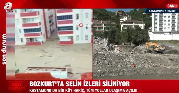 Kastamonu ve Sinop’ta sel felaketinin izleri siliniyor! A Haber ekipleri Kastamonu ve Sinop’ta