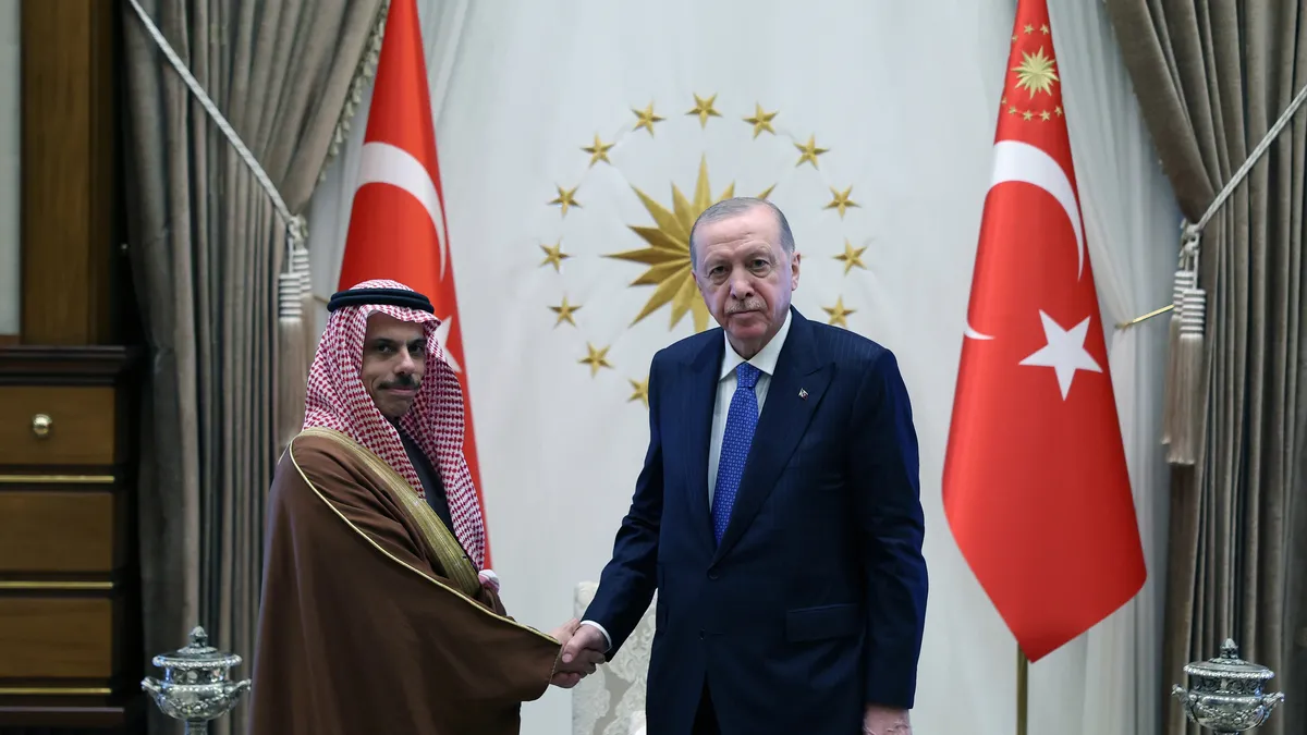 Külliye'de önemli kabul: Başkan Erdoğan Suudi Arabistan Dışişleri Bakanı ile görüştü