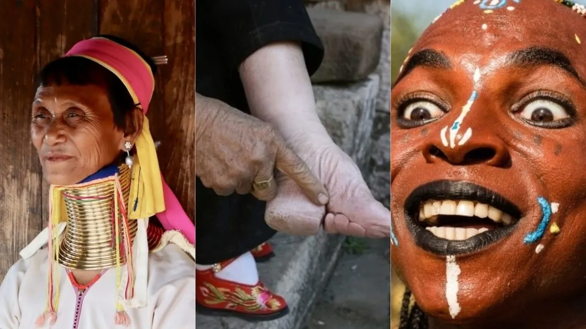 O ülkelerde güzelliğin bedeli ağır! İşte tarihe geçen sıra dışı uygulamalar: Çarpık dişler, uzun boyunlar, minik ayaklar