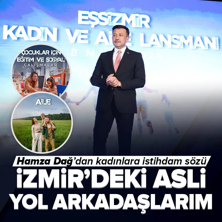 Hamza Dağ ‘’Kadın ve Aile’’ projelerini tanıttı