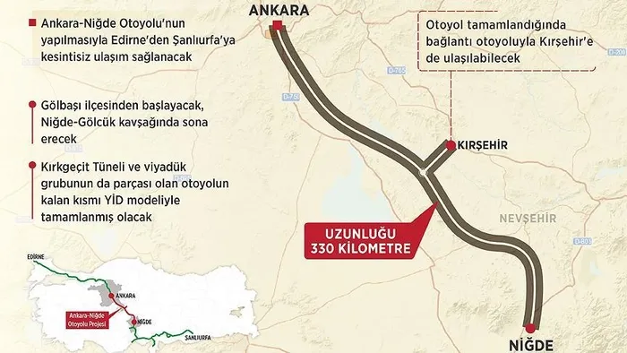 Ankara-Niğde Otoyolu için 5 teklif verildi - 1