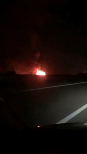 Bursa’da ısınan lastik otomobili alev topuna çevirdi - 1