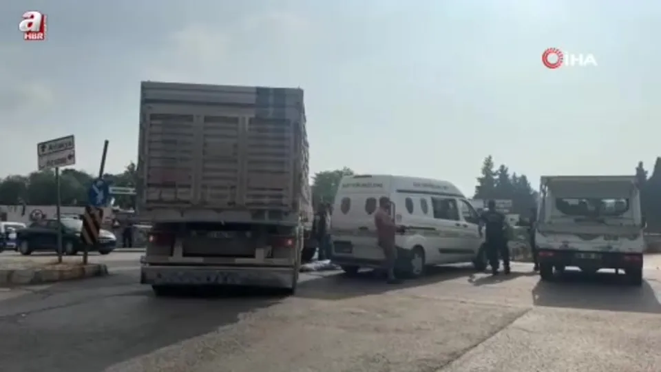 Tırın çarptığı kadın hayatını kaybetti