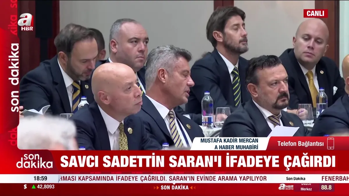 Sadettin Saran ifadeye çağrıldı!