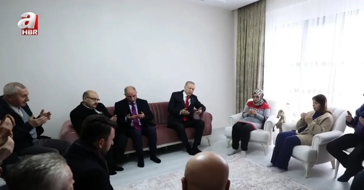 Başkan Erdoğan’dan acılı ailelere ziyaret