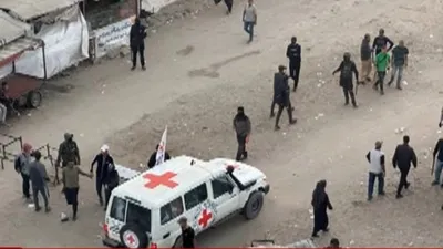 Kızılhaç yetkilileri takas için Gazze’de