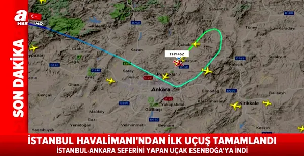 İstanbul Havalimanı'ndan ilk tarifeli sefer yapıldı - 3