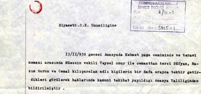 Tek parti zulmünün sadece müslümanlara değil topyekün baskıcı olduğunun belgeleri yayınlandı