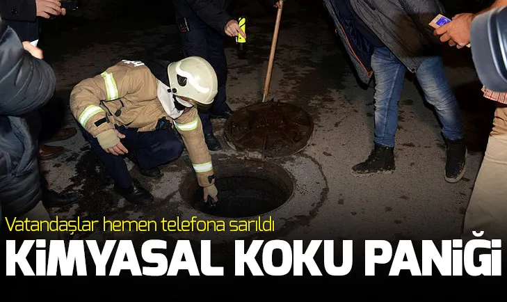 Tuzlada kimyasal koku paniği