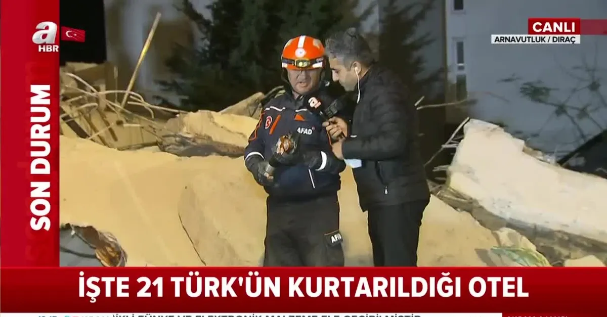 Arnavutluk'ta deprem fırtınası