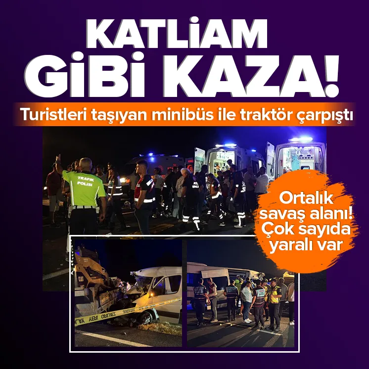 Katliam gibi kaza! Çok sayıda yaralı var