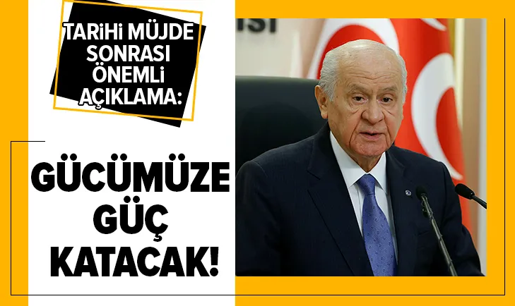 MHP lideri Bahçeli'den flaş açıklamalar