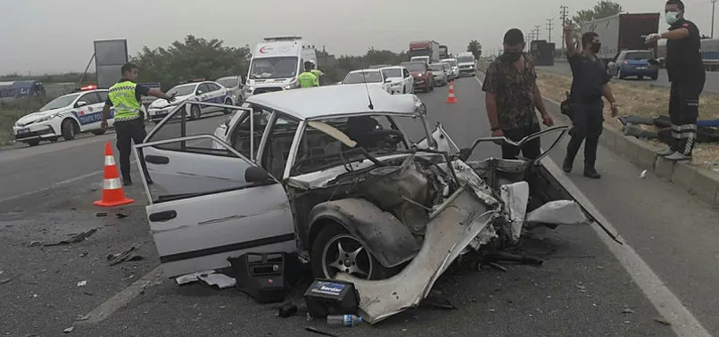 Bursa Karacabey'de feci kaza: 1 ölü 3 yaralı