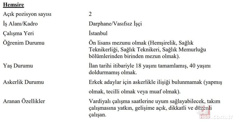 10 Farklı kadro, KPSS şartı yok ve en az ilkokul mezunu işçi alımı başladı! Darphane İŞKUR üzerinden başvuruları topluyor… 6