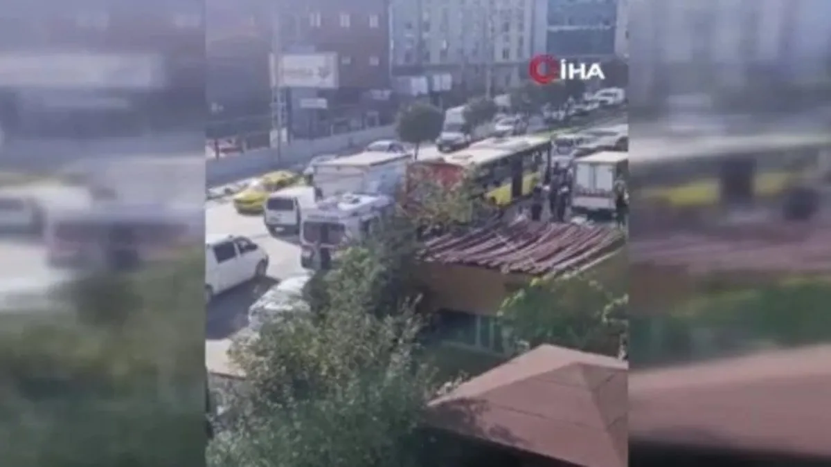 İETT obüsünde dehşet! Husumetlisini kızının gözü önünde katletti