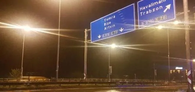 Trabzon’da sağanak etkili oldu, havalimanı uçuş trafiğine kapandı