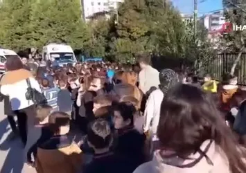 Samsun'da okulda yangın paniği