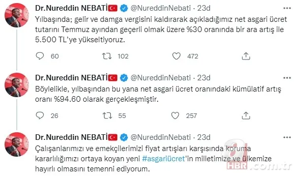Asgari ücret zammı son dakika: 2022 Temmuz zammı asgari ücret ne kadar, kaç TL oldu? Net-brüt asgari ücret... 18