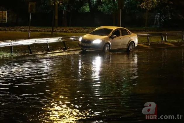 İstanbul'da beklenen yağış başladı 10