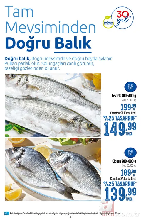 CarrefourSA 26 Eylül indirim kataloğu yayınladı! Carrefour’da bu hafta yüzlerce ürün için indirim başladı! 3