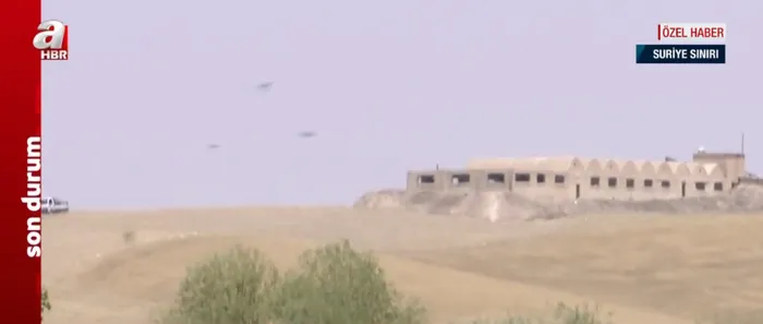 İşte Zor Mağar'daki teröristler! A Haber PKK/YPG'lileri görüntüledi - 1