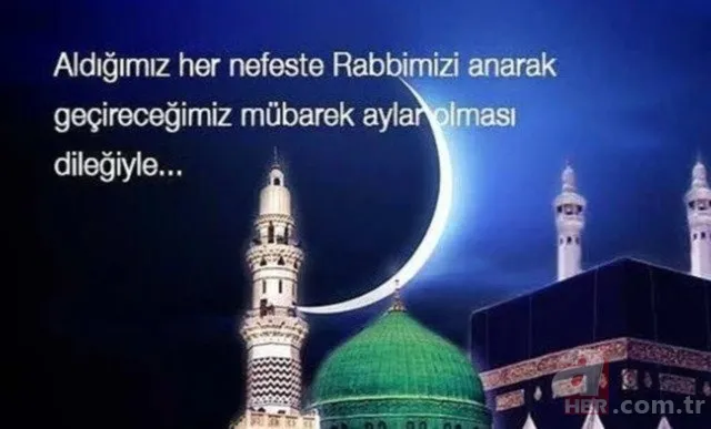 3 AYLAR RECEP AYI MESAJLARI 2024: En güzel, yazılı resimli, dualı, hadisli üç aylar ile ilgili sözler! 8