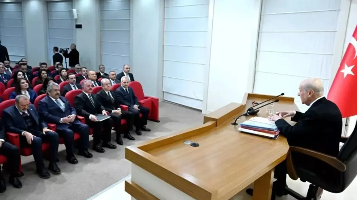 Bahçeli başkanlığında MHP MYK ve MDK toplandı