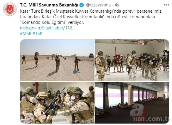 MSB'den Katar Özel Kuvvetler Komutanlığı'nda görevli komandolara eğitim 8