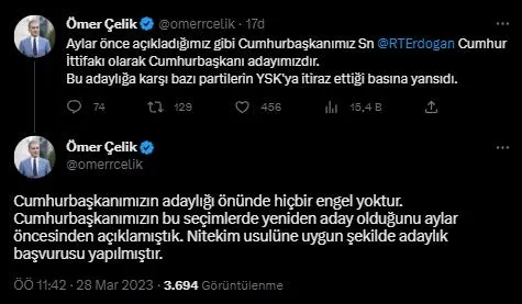 AK Parti'den muhalefetin Başkan Erdoğan'ın adaylık itirazına net cevap: Hiçbir engel yok - 3