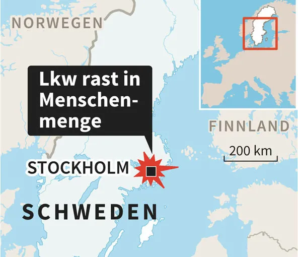 İsveç'te kamyonlu saldırı: 3 ölü - 1