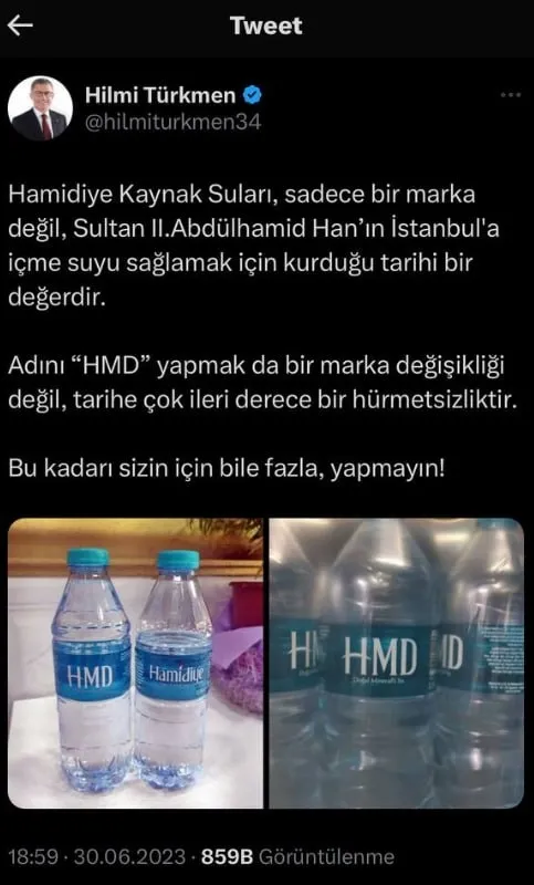 İhanet farklı başrol aynı! İmamoğlu’nun Osmanlı düşmanlığı dinmek bilmiyor! İşte HMD markasının perde arkası...