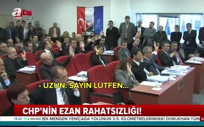 Chp Li Meclis Uyesinden Skandal Ezan Cikisi Ahaber Son Dakika Video Izle