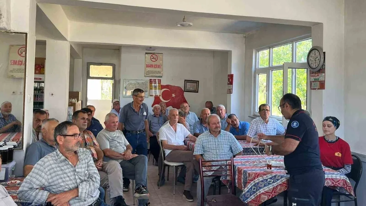 İtfaiyeden yangınlara karşı farkındalık eğitimi