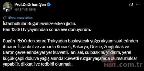 İSTANBUL’DA YAĞIŞ BAŞLADI! Uyarılar peş peşe gelmişti: Şimşekler gökyüzünü aydınlattı 23