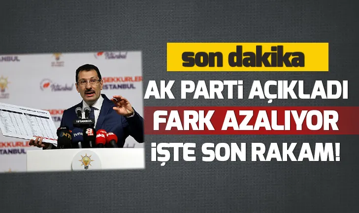 FLAŞ! AK Parti açıkladı: Aradaki fark 16 bin...
