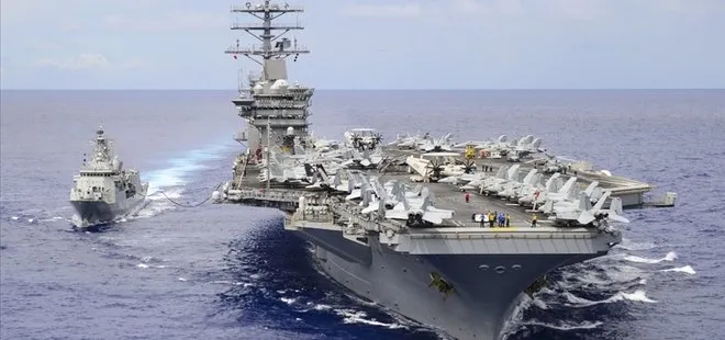 Çin ve ABD uçak gemilerinden harp filolarıyla Güney Çin Denizi’nde tatbikat