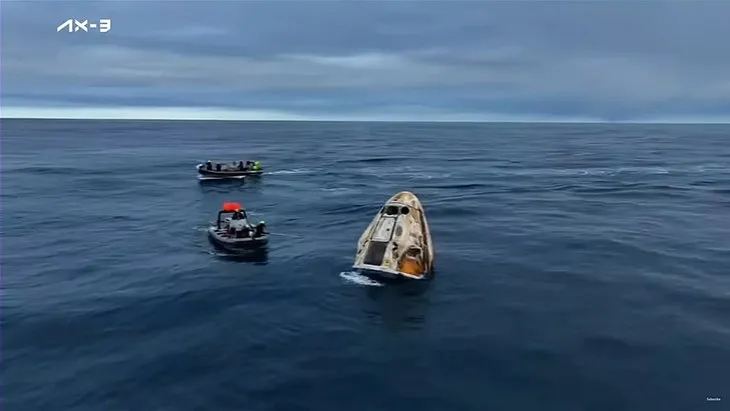 İlk Türk astronot Alper Gezeravcı Dünya'ya döndü! İşte o tarihi görüntüler
