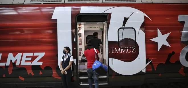 Son dakika: 15 Temmuz Demokrasi ve Milli Birlik Treni Ankara’dan hareket etti