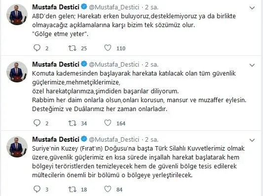 Mustafa Destici'den ABD'ye operasyon mesajı: Gölge etme yeter - 1